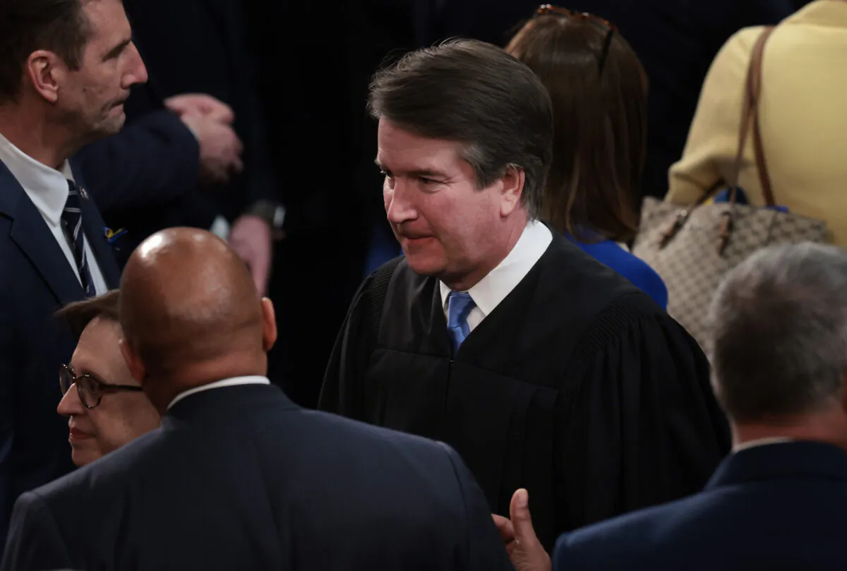 Supreme Court Associate Justice Brett Kavanaugh in Washington on March 1, 2022. (Win McNamee/Getty Images)