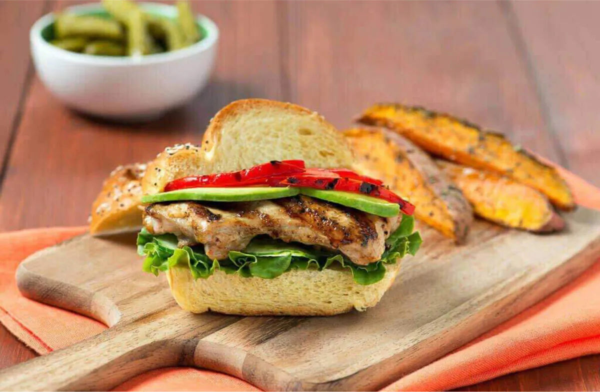 Asian Grilled Chicken Sandwich. (Photo Courtesy of Perdue)