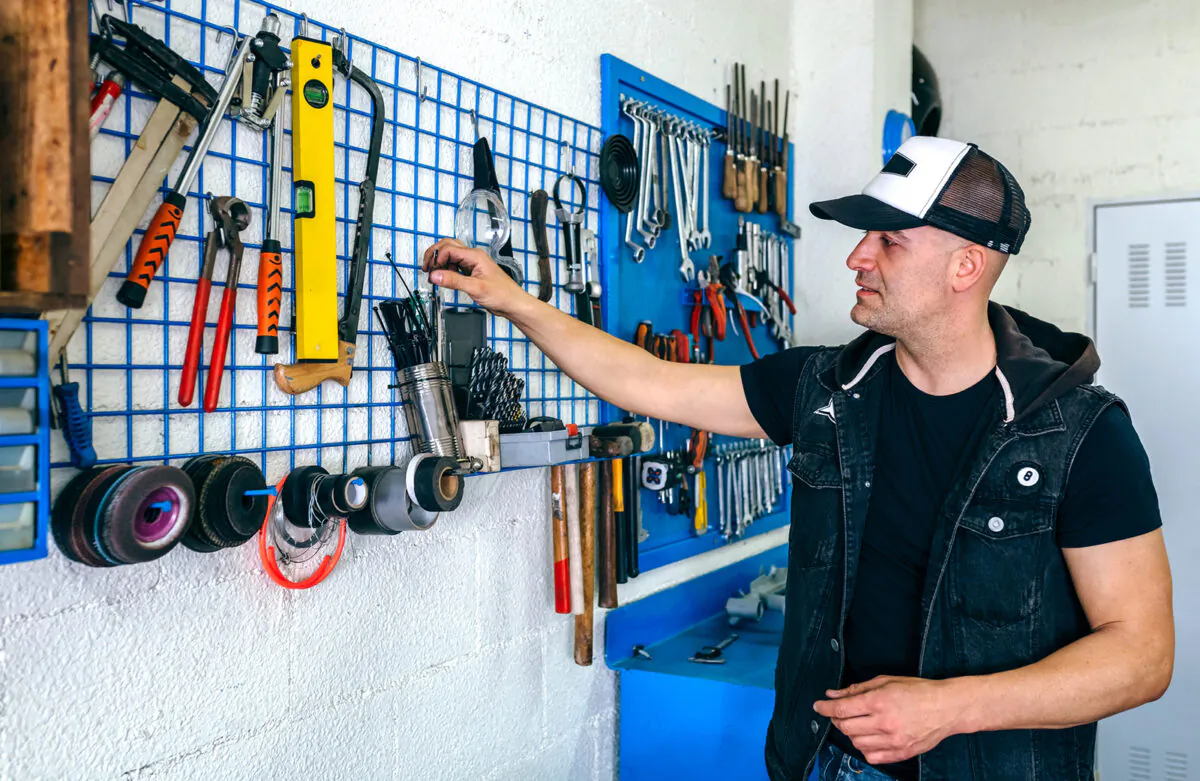 A properly organized garage will have space for commonly used tools. (Dreamstime/TNS)