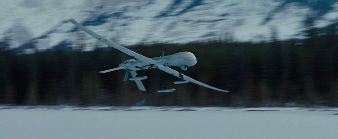 Predator drone in THE BOURNE LEGACY