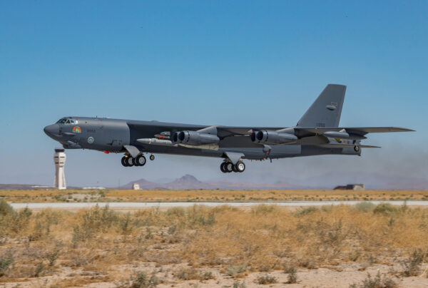  B-52 Bomber Crashes at California Air Base