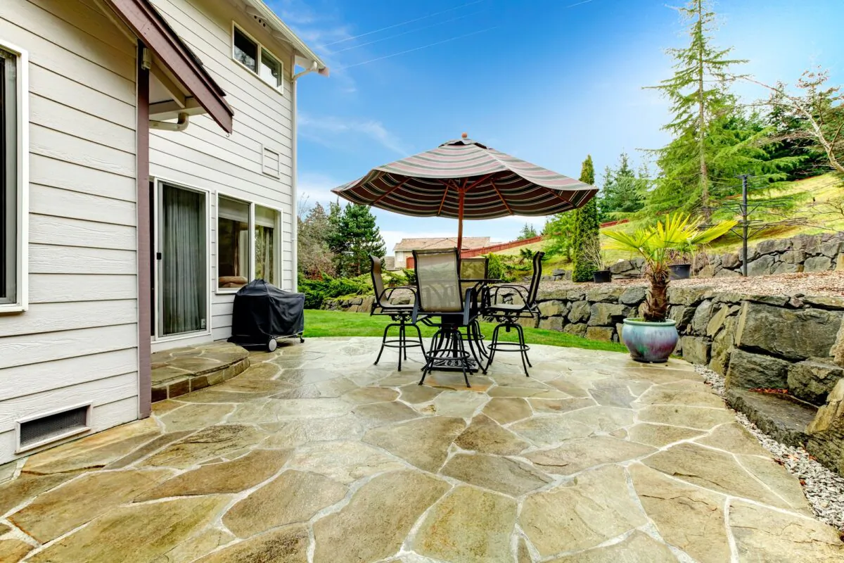 Decorative tiles can make for a distinctive patio surface. (Dreamstime/TNS)