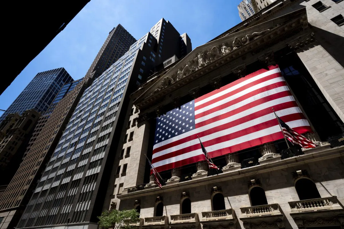 The New York Stock Exchange in New York, on June 29, 2022. (Julia Nikhinson/AP Photo)