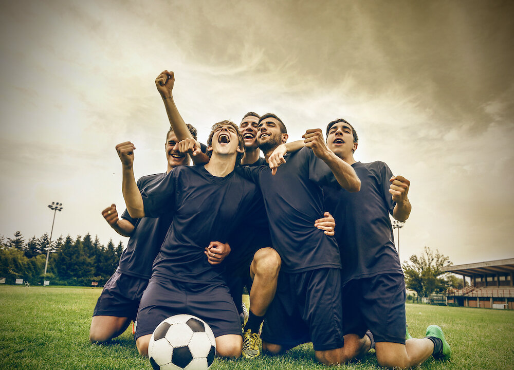 Sports can give a mental, physical, and social boost that can help many men escape the greatest cause of death for those between 15 and 25: suicide.(Ollyy/Shutterstock)