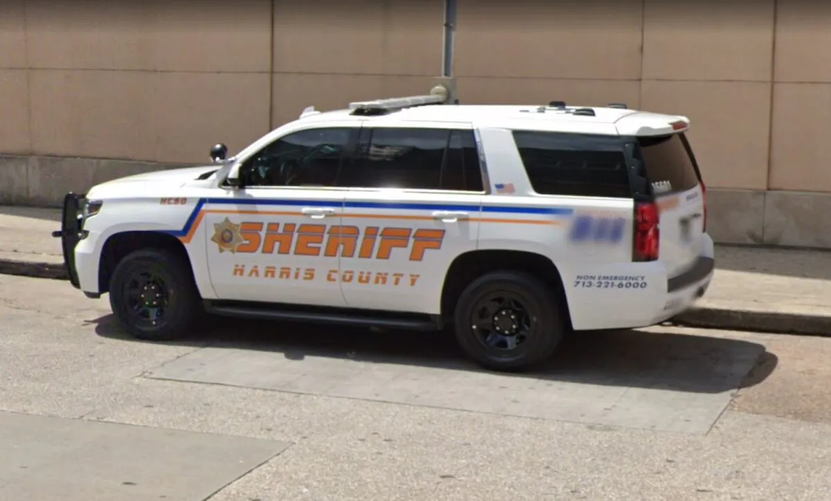 A Harris County Sheriff vehicle in Harris County, Texas, in May 2022. (Google Maps/Screenshot via The Epoch Times)