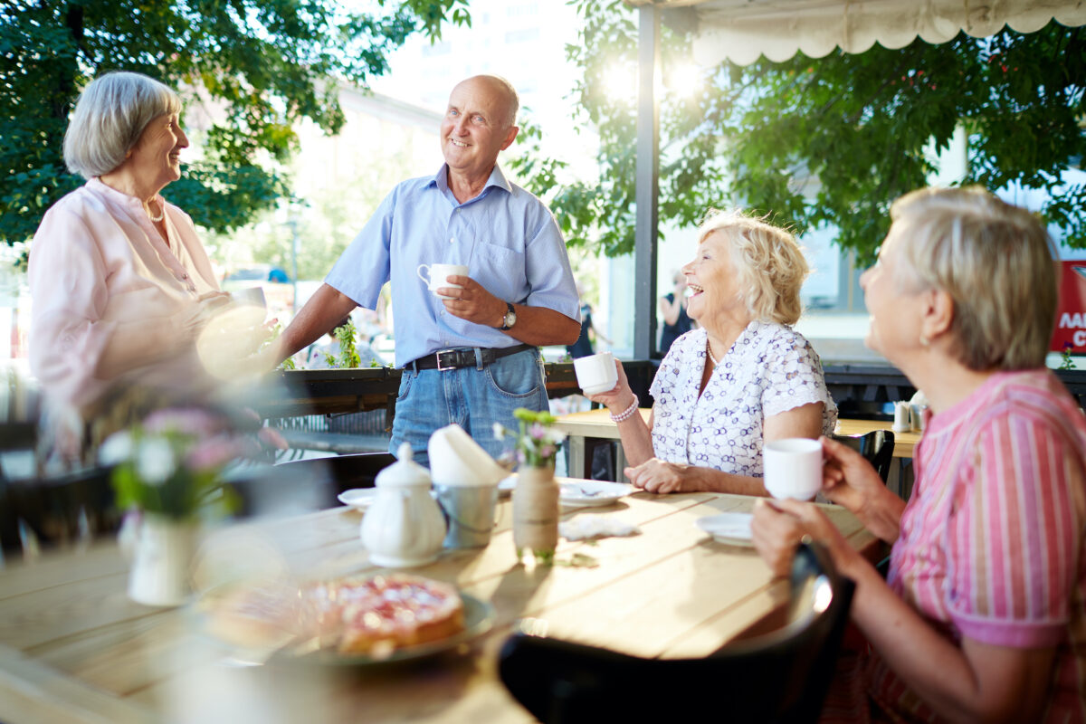 Socializing Gives Older Adults a Healthier Sense of Purpose