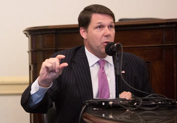 Congressman Jodey Arrington (R-Tex.) at SiriusXM's Congressional Veterans Forum at the Cannon House Office Building on May 23, 2017 in Washington. (Tasos Katopodis/Getty Images for SiriusXM)