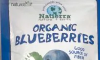 Company Recalls 2 Natierra Organic Freeze-Dried Blueberries Pouch Products