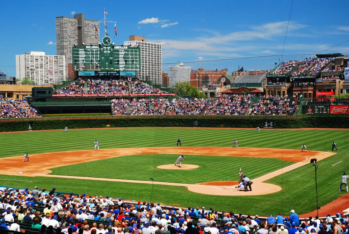 Wrigley Field, on a beautiful sunny day. (Dreamstime)
