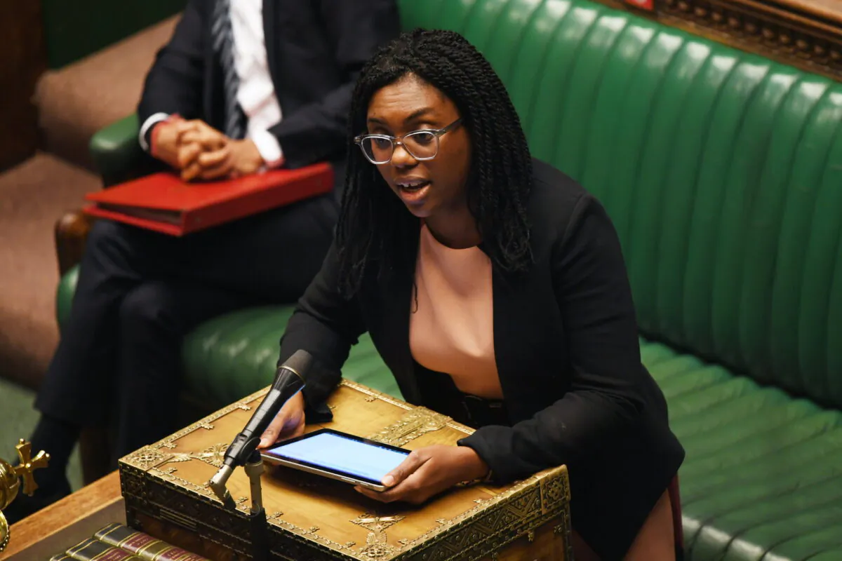 Trade secretary Kemi Badenoch in an undated file photo. (UK Parliament/Jessica Taylor/PA)