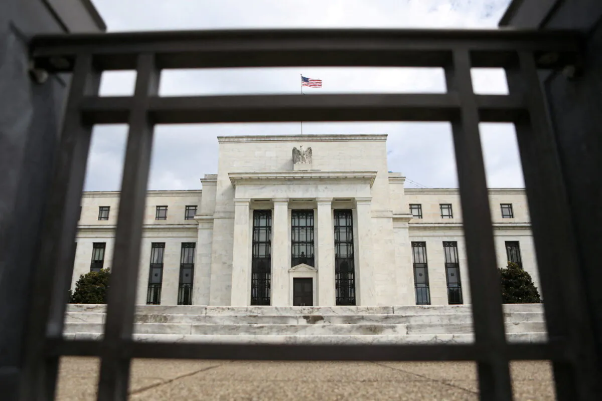 The Federal Reserve building in Washington on Aug. 22, 2018. (Chris Wattie/Reuters)