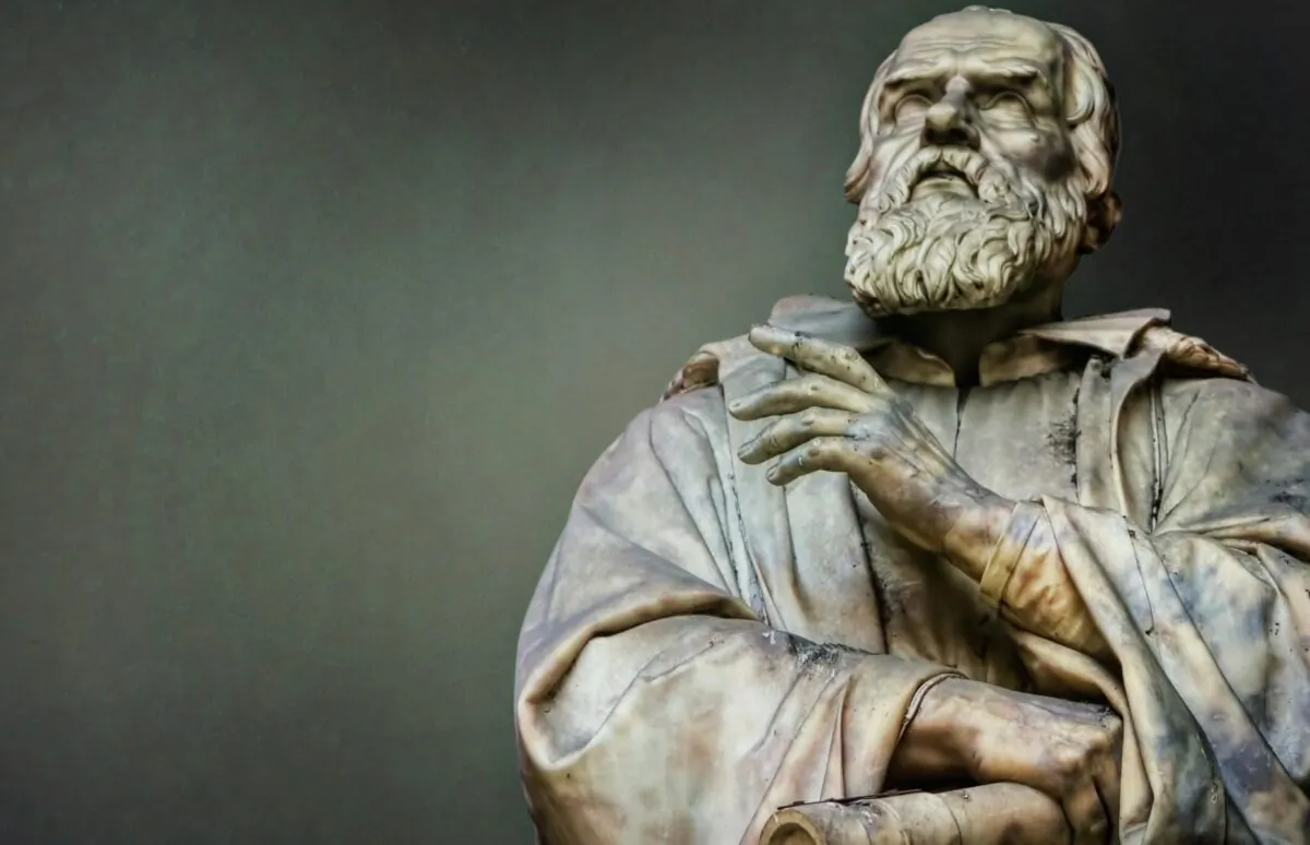 An ancient statue of Galileo Galilei is seen in Florence, Italy, in an undated file photo. (ArTono/Shutterstock)