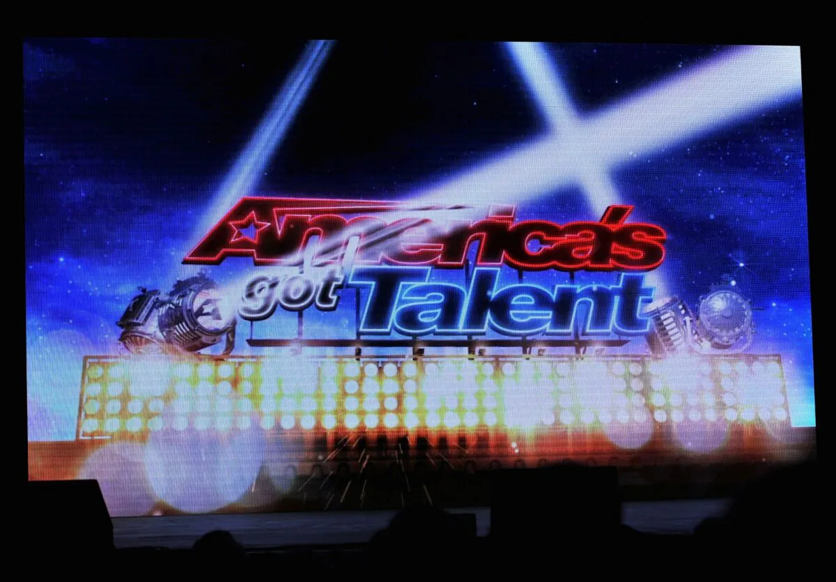 America's Got Talent Live! The All Stars Tour logo captured on the big screen onstage during opening night Salina, Kan., on Oct. 6, 2015. (Fernando Leon/Getty Images for Faculty Productions)