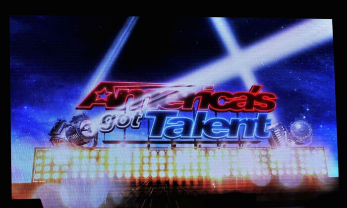 America's Got Talent Live! The All Stars Tour logo captured on the big screen onstage during opening night Salina, Kan., on Oct. 6, 2015. (Fernando Leon/Getty Images for Faculty Productions)