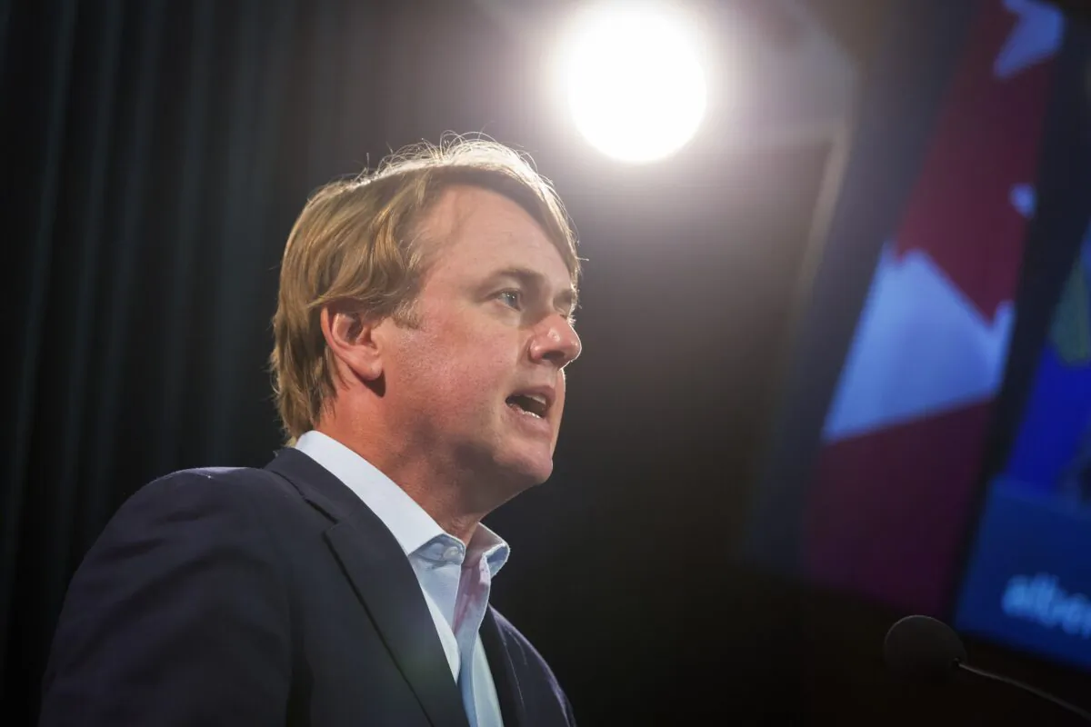 Alberta's Minister of Health Tyler Shandro, now the province's justice minister, answers questions at a news conference in Calgary on Sept. 3, 2021. (Todd Korol/The Canadian Press)
