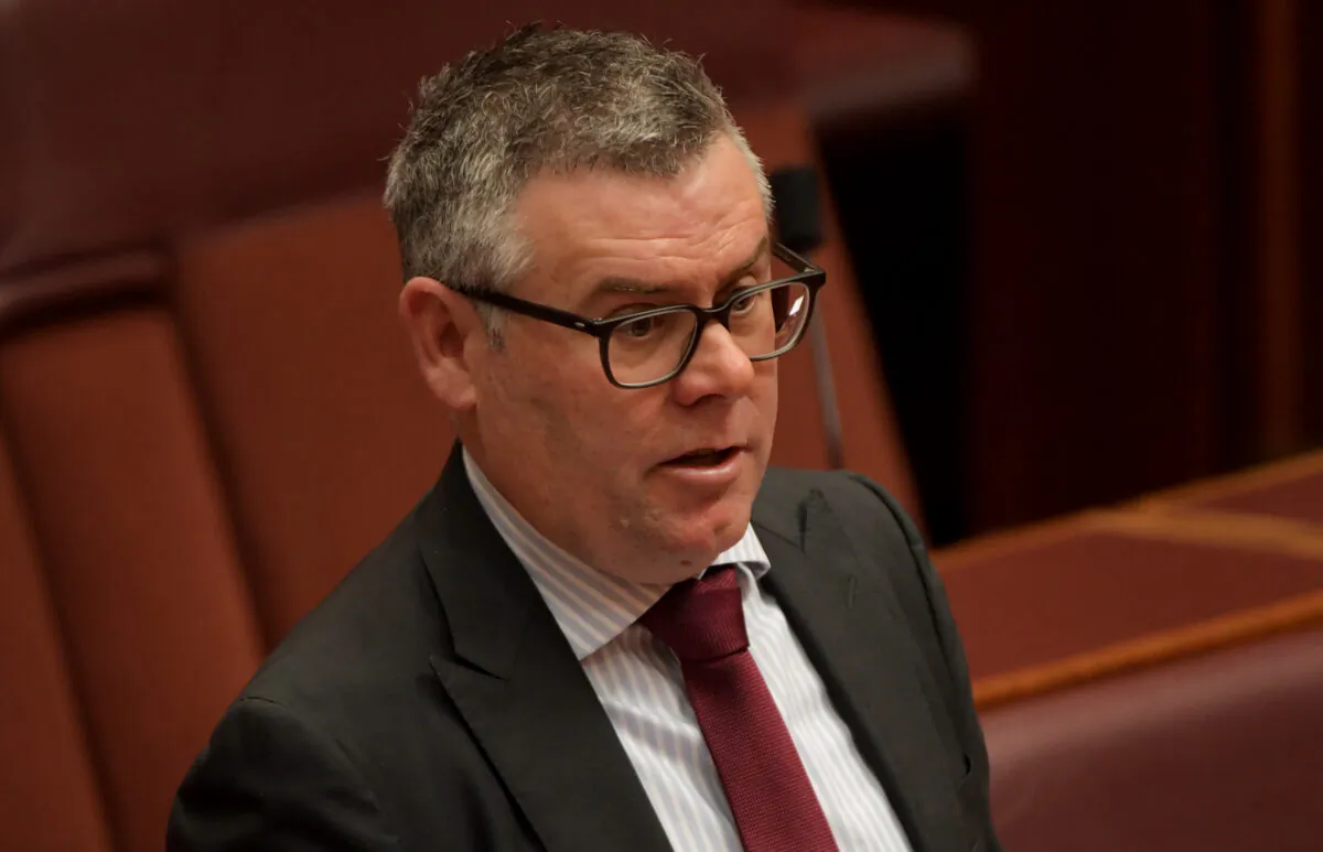 Australian Minister for Agriculture Murray Watt announced a plan this month to end live sheep exports. (Tracey Nearmy/Getty Images)