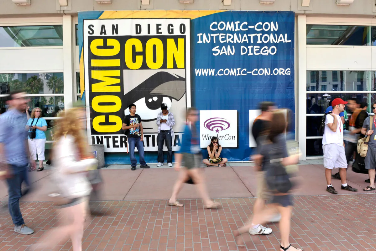 San Diego prepares for 2012 Comic-Con at the San Diego Convention Center in San Diego, Calif. on July 11, 2012 (Jerod Harris/Getty Images)