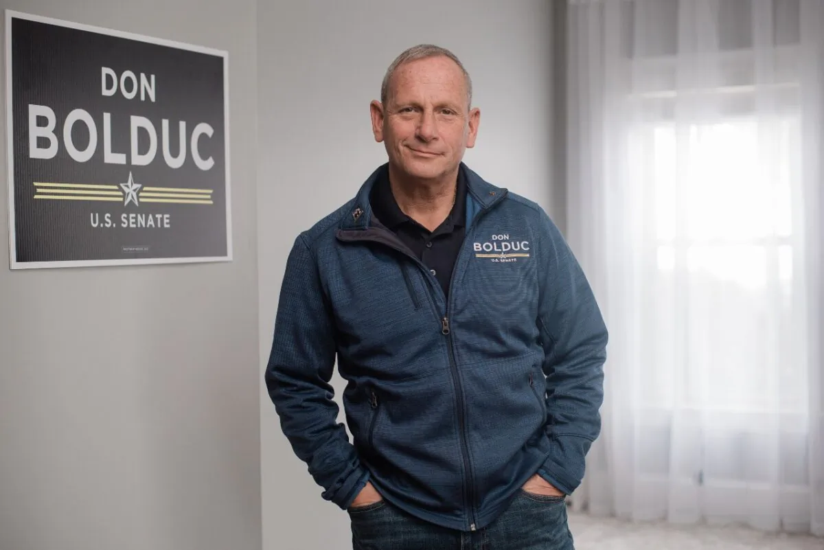 Retired Army Brig. Gen. Don Bolduc is the Republican nominee for the New Hampshire Senate seat held by Sen. Maggie Hassan (D-N.H.). (Courtesy of Don Bolduc 2022, Inc.)
