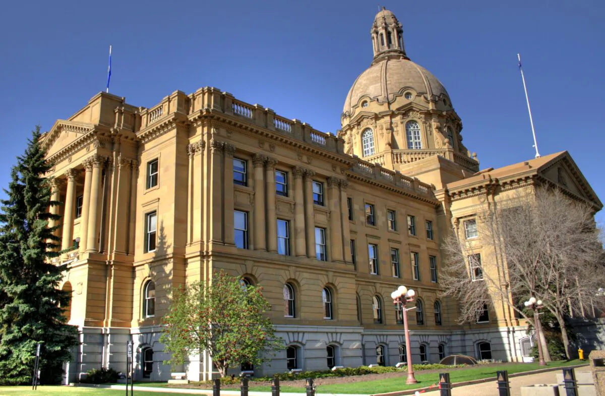 The Alberta legislature in Edmonton in a file photo. (WinterforceMediaWinterE229)