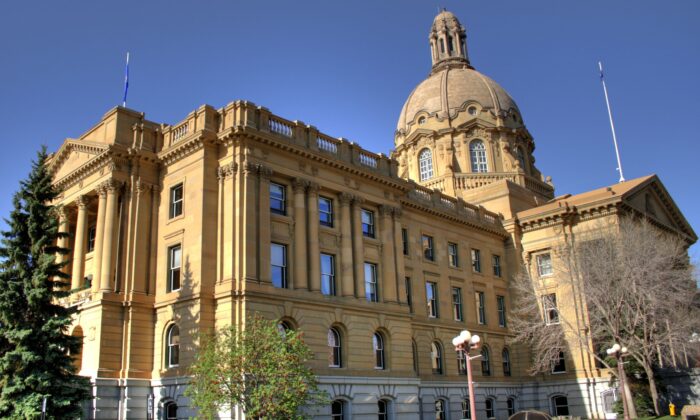 Legislative Assembly of Alberta building in a file photo. (WinterforceMediaWinterE229) 