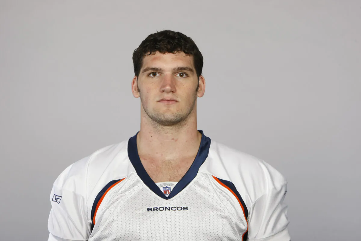 In this photo provided by the NFL, Paul Duncan of the Denver Broncos poses for his 2010 NFL headshot circa 2010 in Englewood, Colorado.  (NFL via Getty Images)