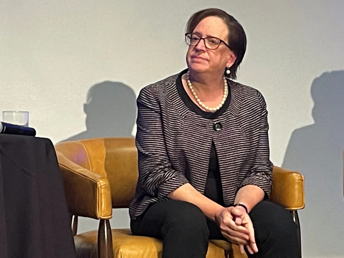 U.S. Supreme Court Justice Elena Kagan sits onstage at a judicial conference in Big Sky, Montana on July 21, 2022. (Dan Levine/Reuters)