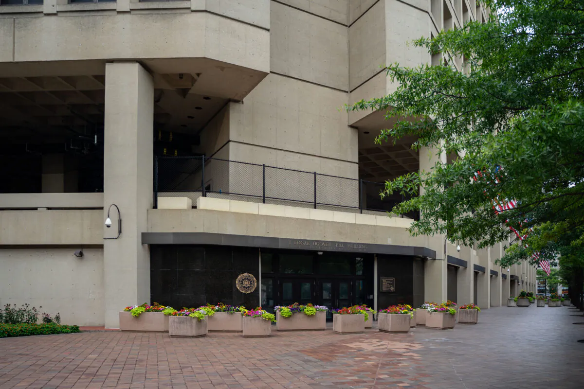 The J. Edgar Hoover FBI Building in Washington on July 21, 2022. (Chung I Ho/The Epoch Times)