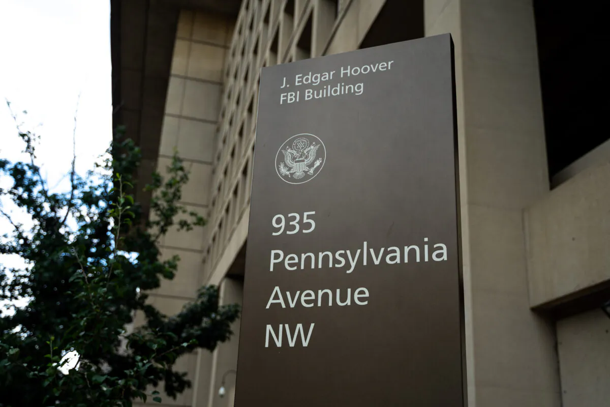 The J. Edgar Hoover FBI Building in Washington on July 21, 2022. (Chung I Ho/The Epoch Times)