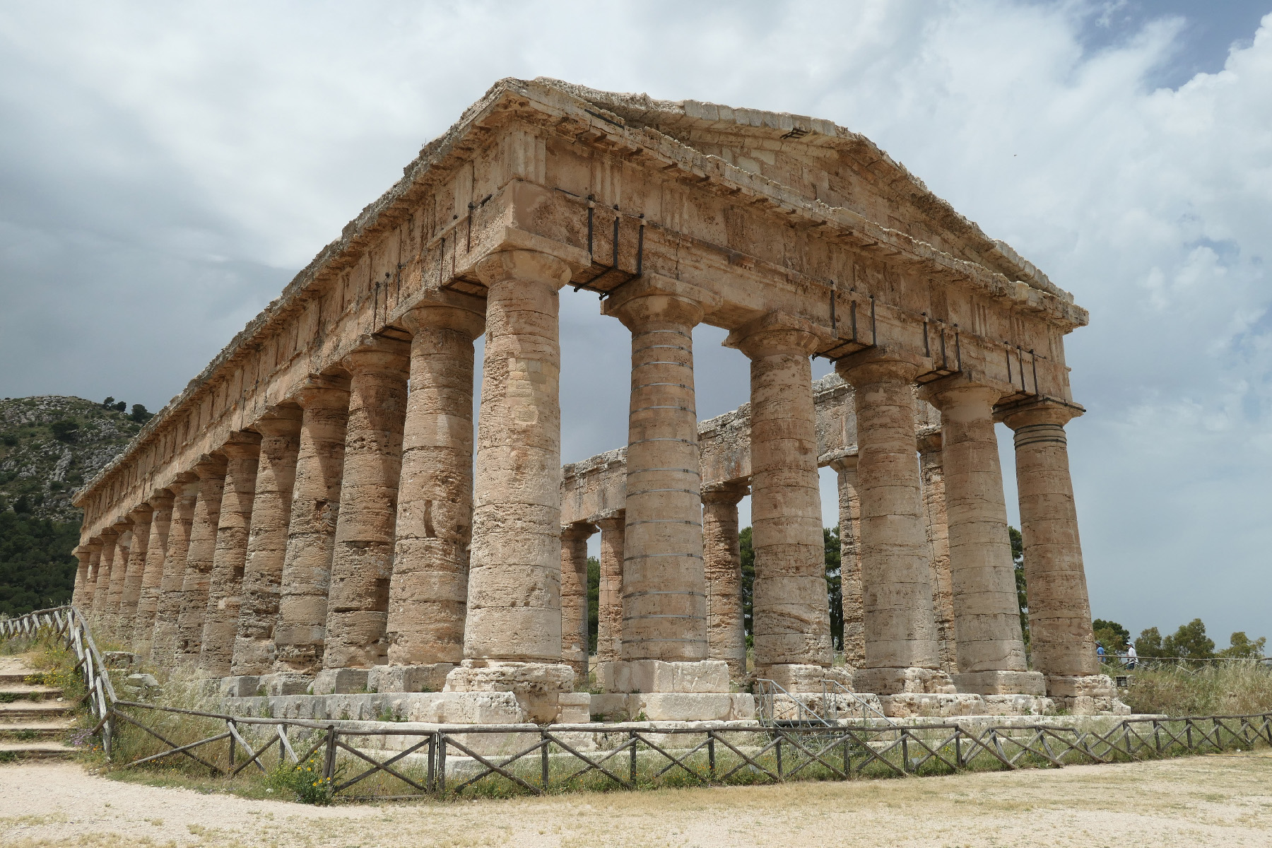 Segesta, Sicily, is home to one of the world's best-preserved ancient temples. 