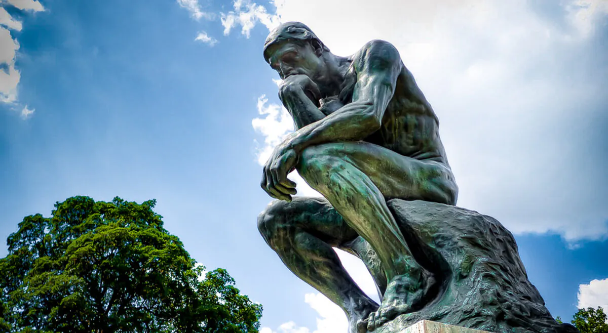 Rodin's "The Thinker" in the Rodin Museum in Paris. (Public Domain)