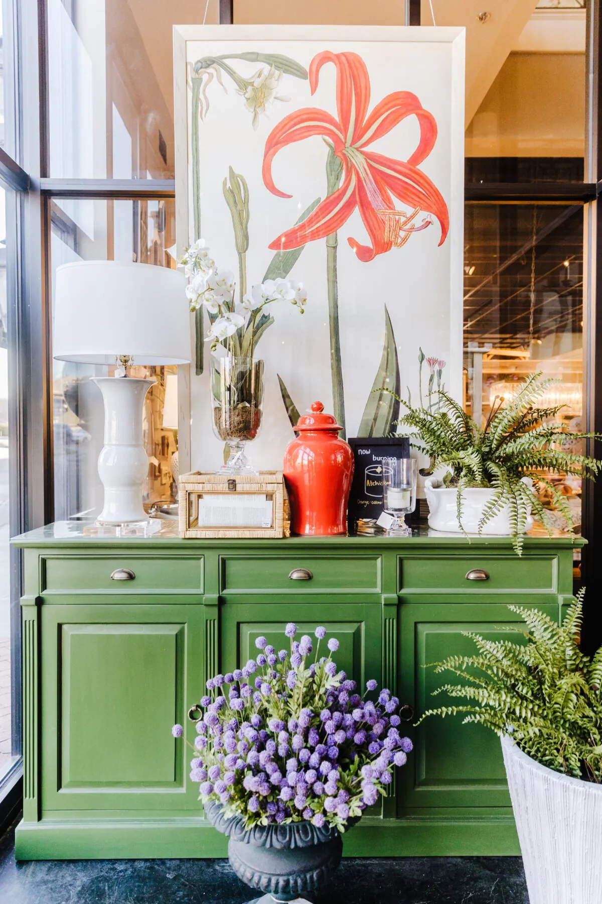Painted wood furniture is everywhere you look.(Handout/TNS)