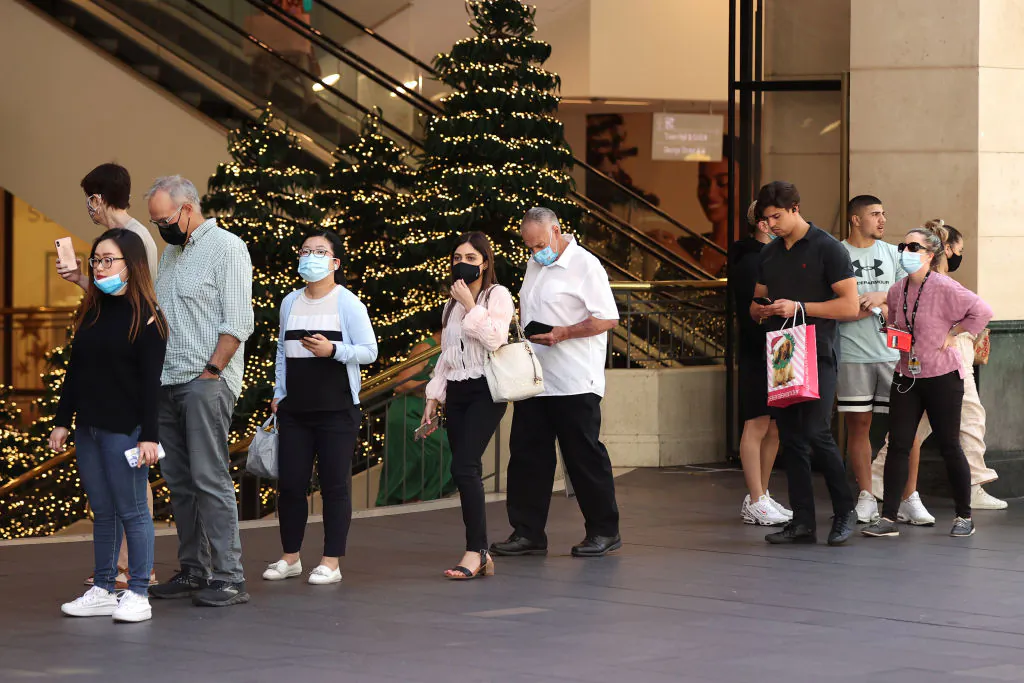 Cases in Australia are expected to peak over Christmas. (Brendon Thorne/Getty Images)