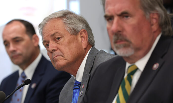 Rep. Ralph Norman (R-S.C.) listens during a hearing at the Heritage Foundation in Washington, on June 21, 2022. (Alex Wong/Getty Images)