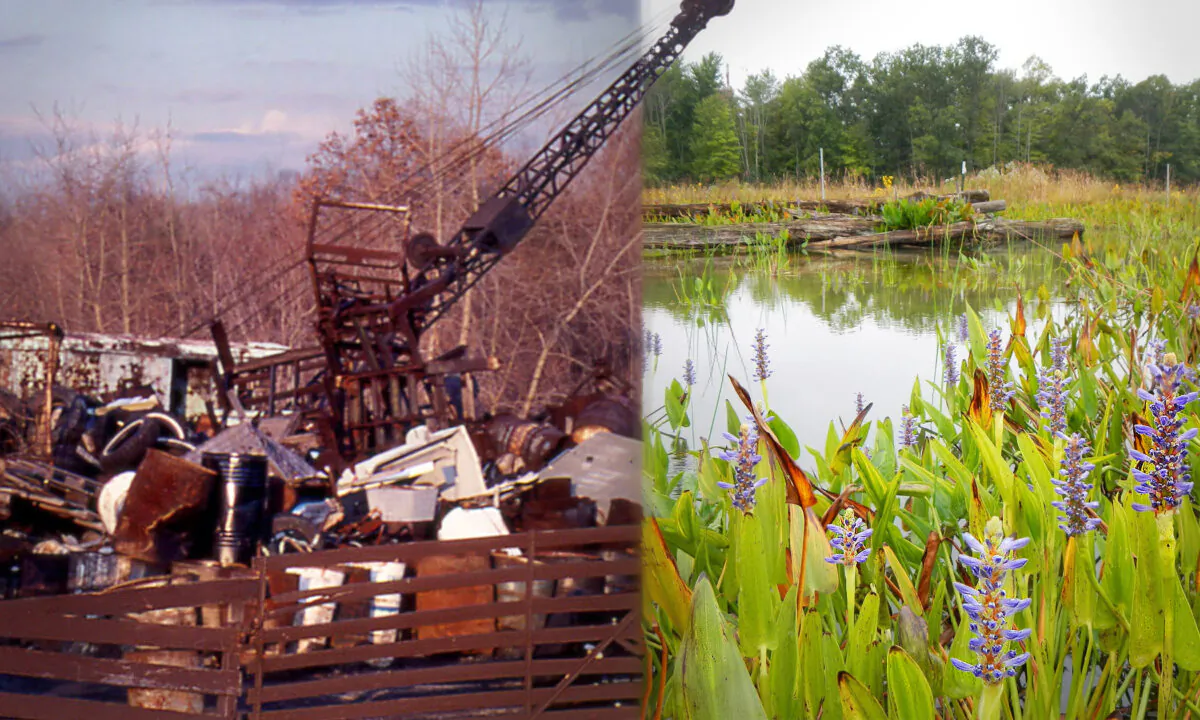 Left: (Courtesy of NPS Collection); Right: (Courtesy of NPS/Chris Davis)