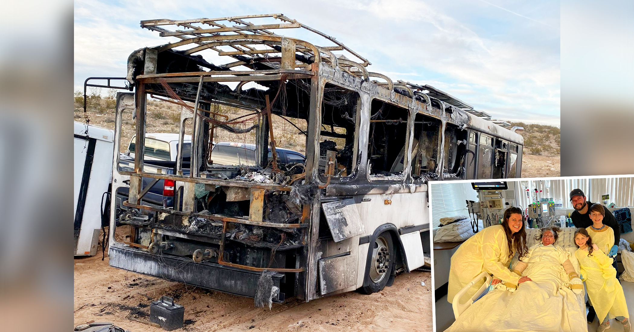Military Dad Runs Into Burning RV to Save Kids Before It Explodes