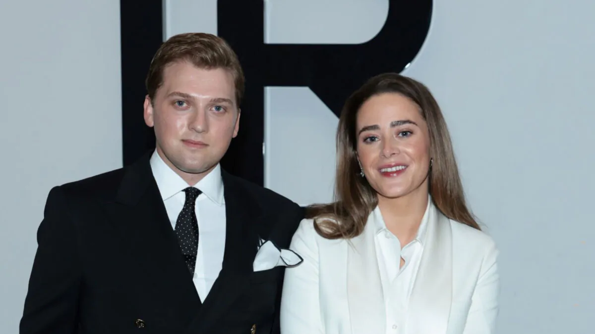 Peter Neal and Naomi Biden (R) attend the Ralph Lauren Fall 2022 Fashion Show at Museum of Modern Art in New York on March 22, 2022. (Dimitrios Kambouris/Getty Images)
