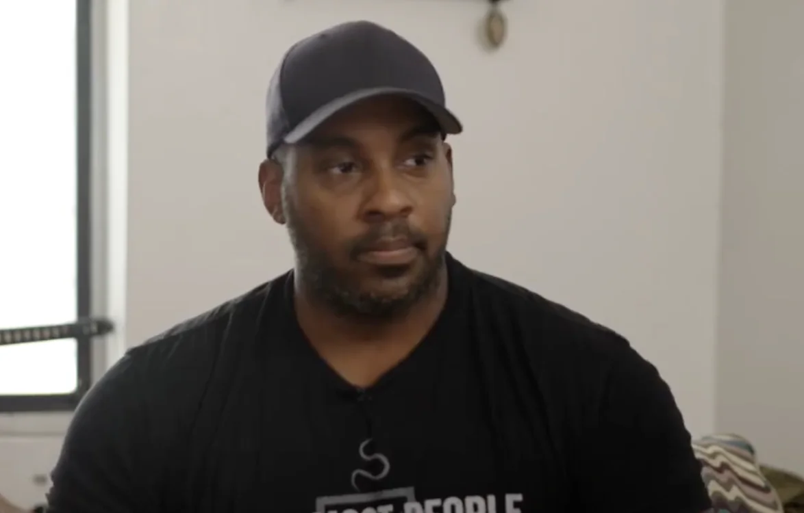 Jason Charles, former NYC firefighter and prepper, in an interview with EpochTV's "Facts Matter" in July 2022. (Screenshot via The Epoch Times)