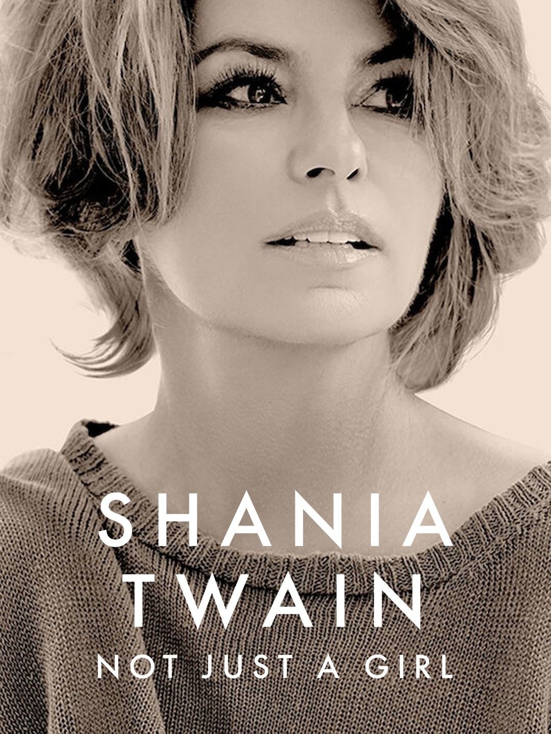 Promotional poster for "Shania Twain: Not Just a Girl."