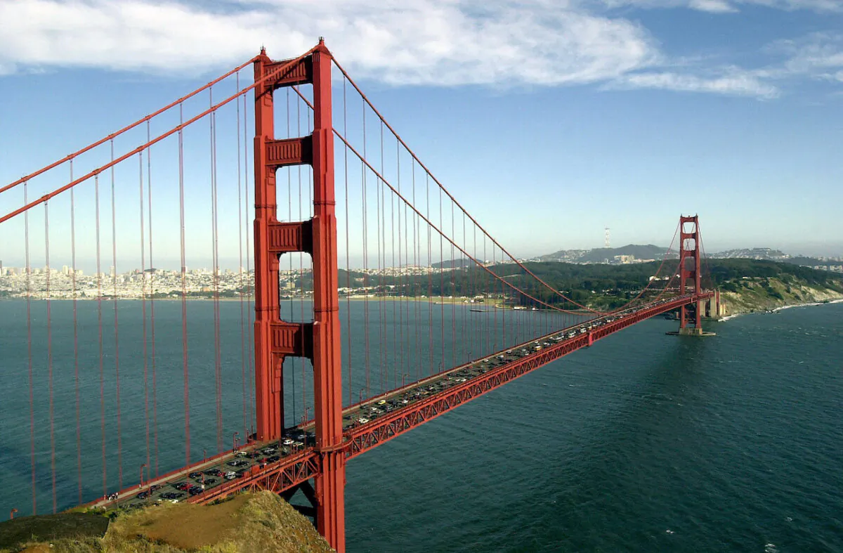 The Golden Gate Bridge in San Francisco in a file photo. (Justin Sullivan/Getty Images)