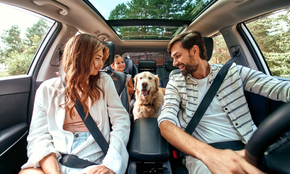 In addition to being courteous to fellow drivers, be considerate of those in the car with you. (ORION PRODUCTION/Shutterstock)