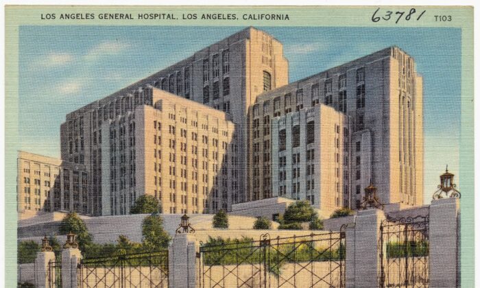 The General Hospital in Los Angeles. (Public Domain)