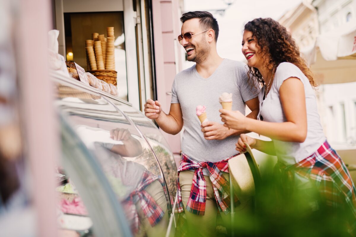 An ice-cream shop stop can be a fun break on a roadtrip. (Dusan Petkovic/Shutterstock)
