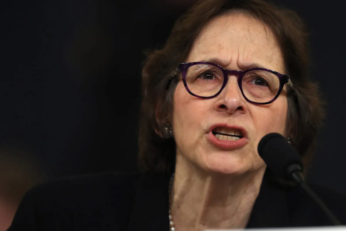 Constitutional scholar Pamela Karlan of Stanford University testifies before the House Judiciary Committee in the Longworth House Office Building on Capitol Hill in Washington on Dec. 4, 2019. (Chip Somodevilla/Getty Images)