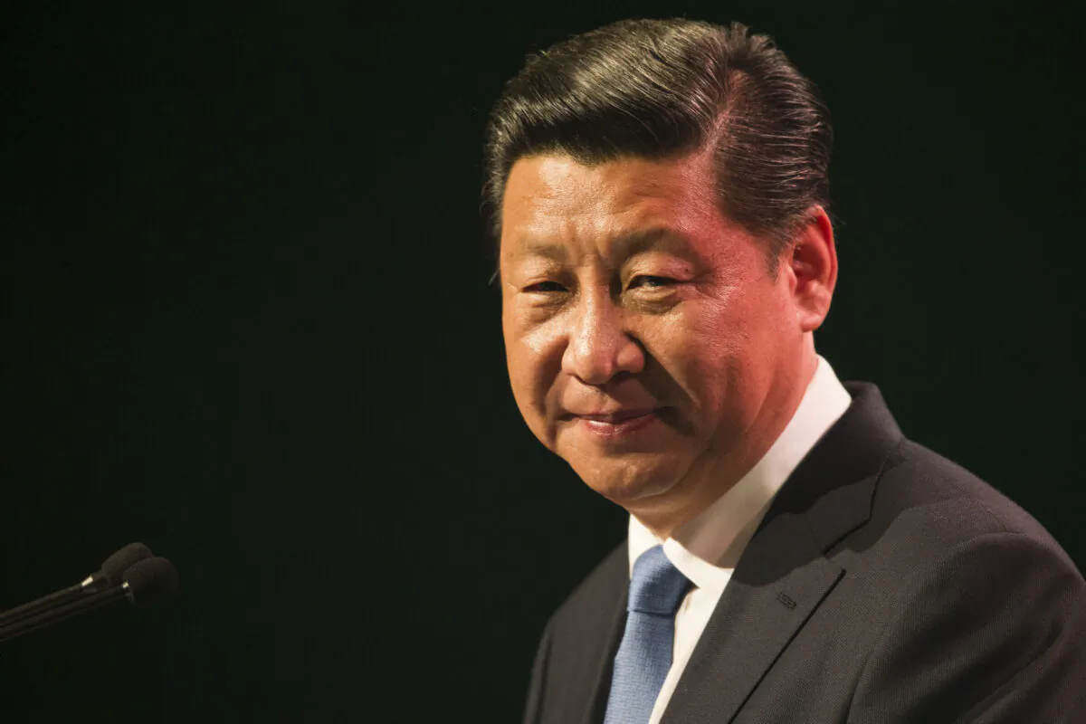 Chinese leader Xi Jinping addresses the audience at a luncheon at SkyCity Grand Hotel in Auckland, New Zealand, on Nov. 21, 2014. (Greg Bowker-Pool/Getty Images)