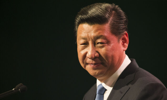 Chinese leader Xi Jinping addresses the audience at a luncheon at SkyCity Grand Hotel in Auckland, New Zealand, on Nov. 21, 2014. (Greg Bowker-Pool/Getty Images)