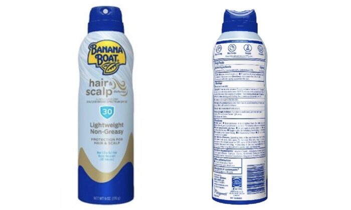 Banana Boat Hair & Scalp Sunscreen. (Edgewell Personal Care)
