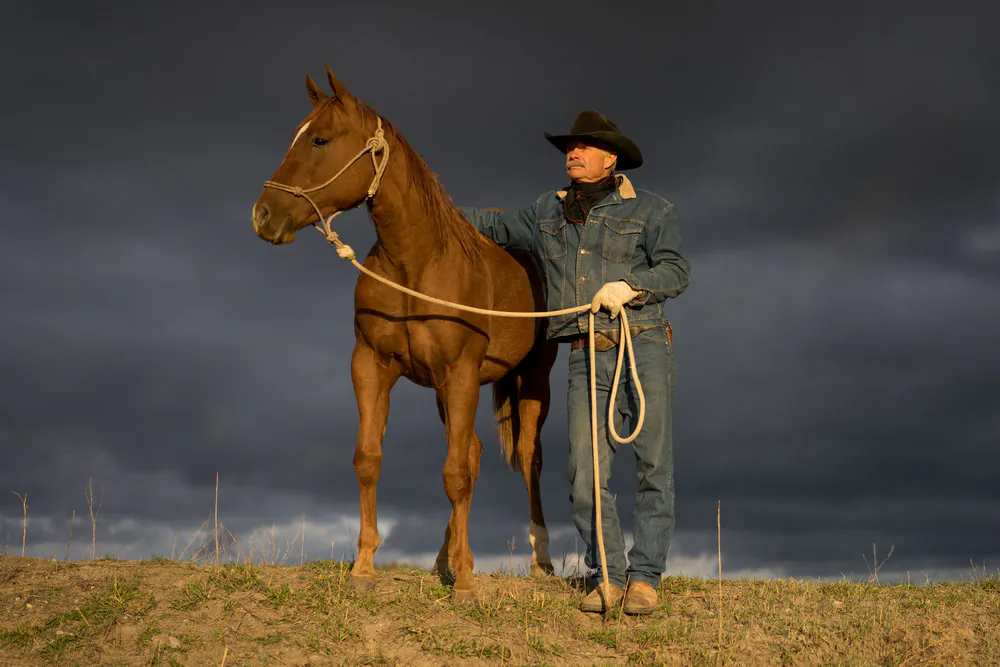 Author Grant Golliher has developed potent "horse whispering" skills. He's now using them for a surprising purpose. (Diamond Cross Ranch)