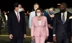 Pelosi Arrives in Taiwan Amid Chinese Threats of Military Violence