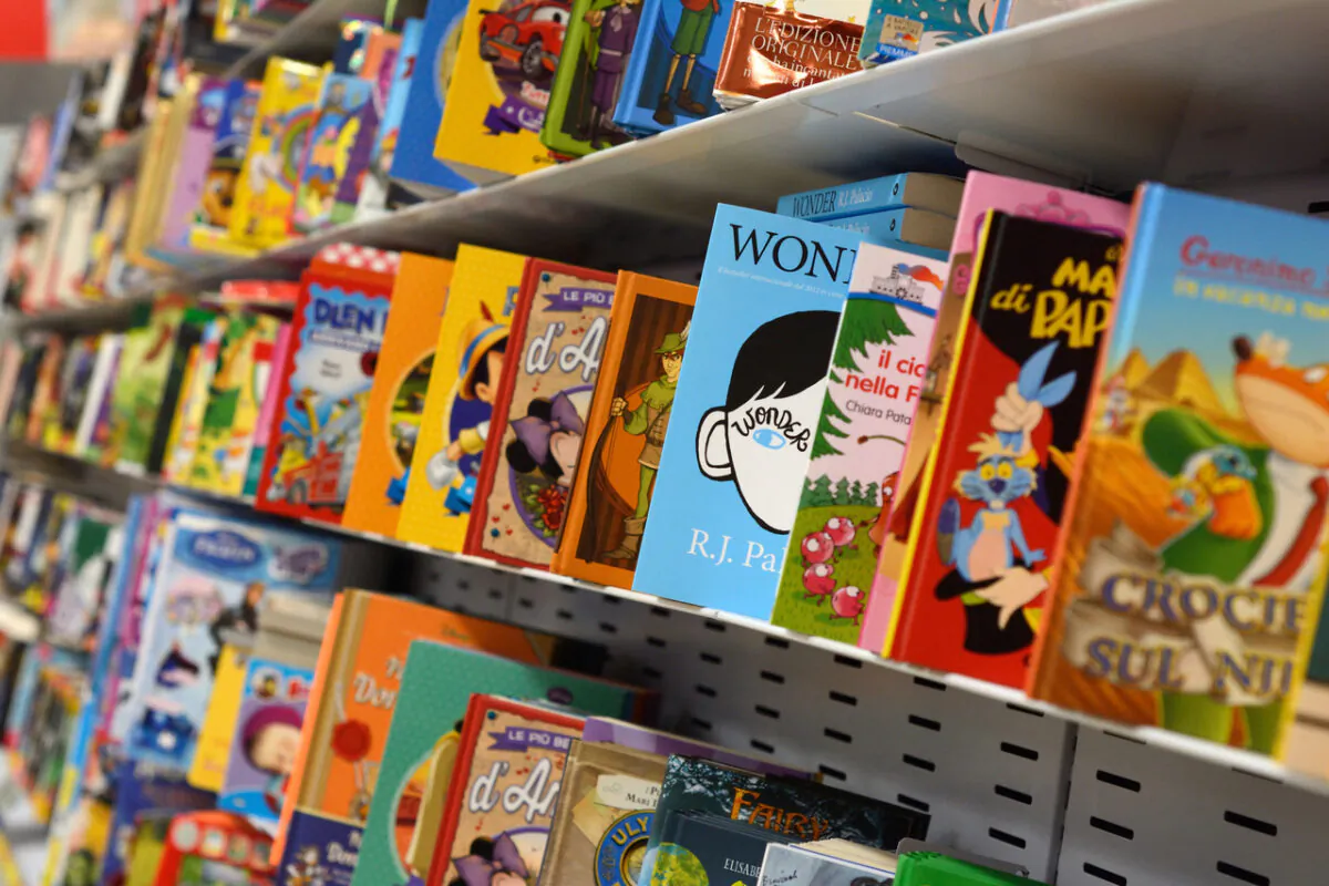 A photo of a shelf with a variety of children's books, taken on Feb. 9, 2017. (Shutterstock)