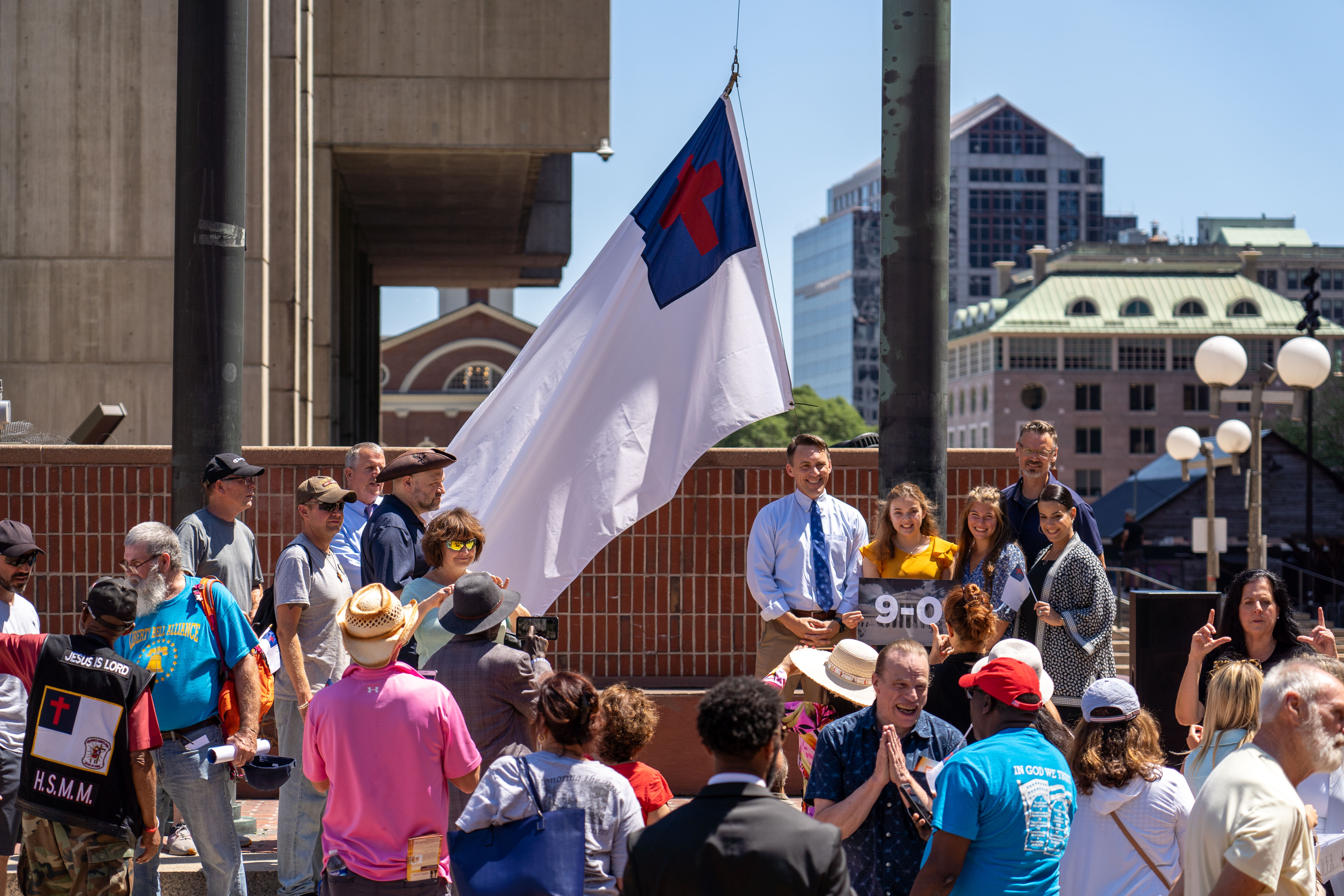 Christian Flag Raised in Boston After Supreme Court Ruled Refusal Violated First Amendment - Vimarsana News